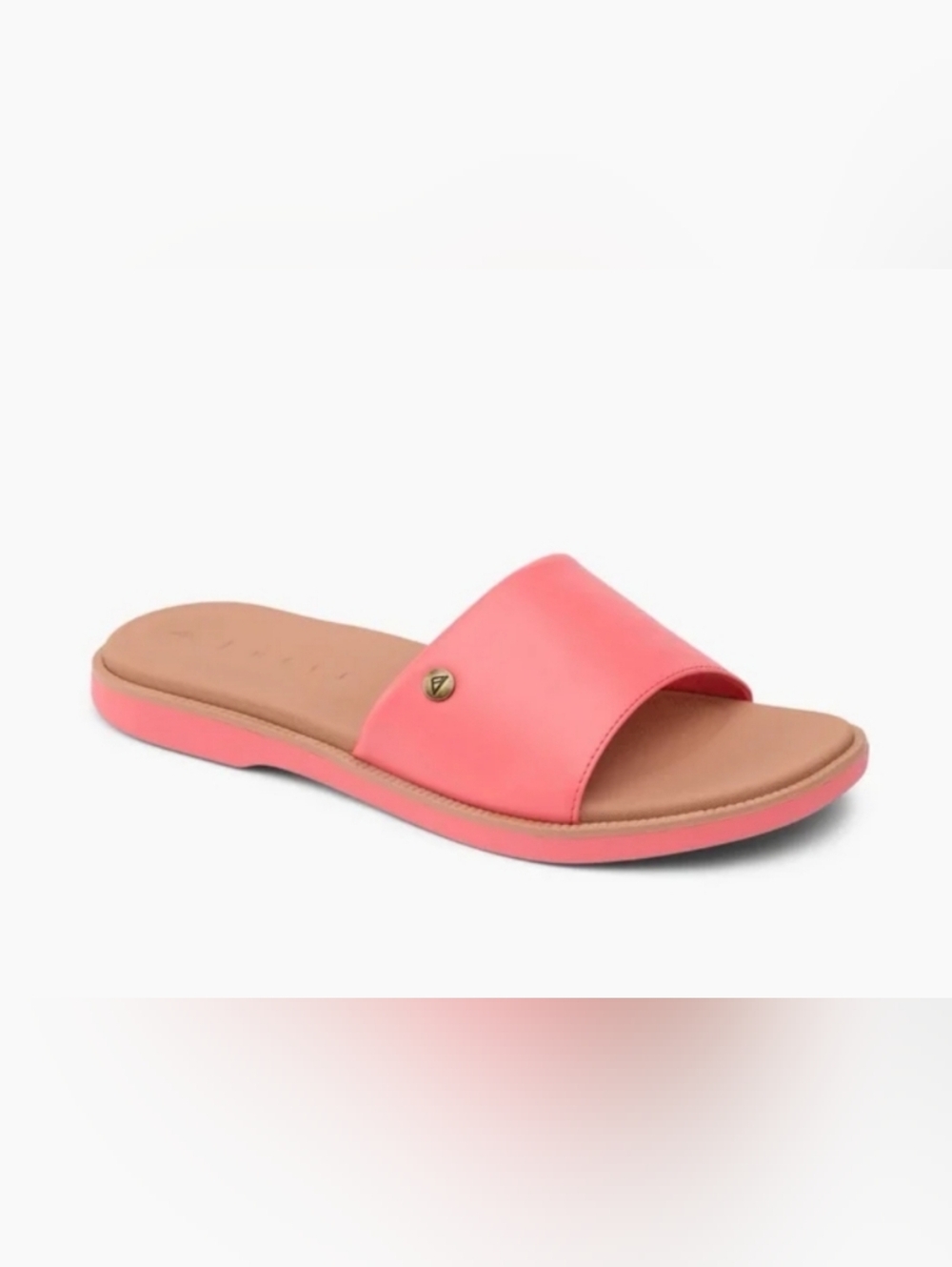 🔥NEW! Reef Stylish Coral Slide Sandals Sz 7 NWT